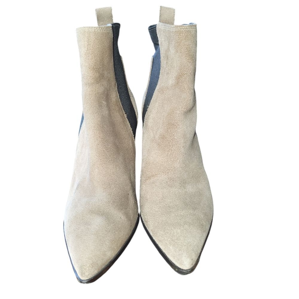 KENDALL + KYLIE Finch Ankle Suede Two Tone Colorblock Ankle Boot 6.5 - Picture 5 of 6